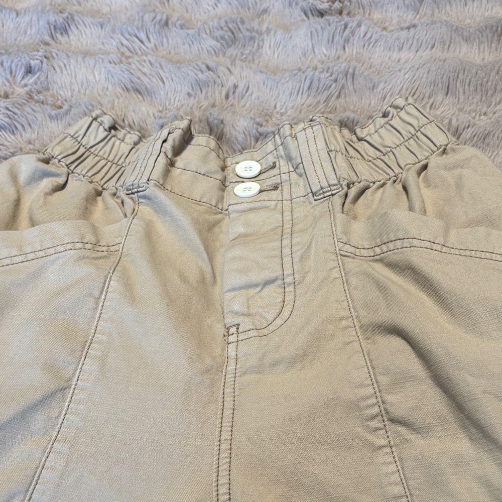Free people Movement by Free People Beige Elastic Waist Pants - Picture 4 of 9